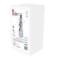    LED karácsonyi hóember, rattan, 124 cm, beltéri, hideg fehér, időzítő DCFC01