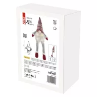    LED karácsonyi ülő manó, 27 cm, 3× AA, beltérre, meleg fehér DCFW03