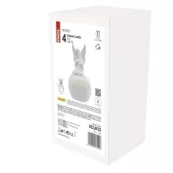    LED kerámia angyal, 29 cm, 2x AA, meleg fehér, időzítő DCLW33