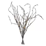    LED barka gyöngyökkel, 60 cm, 3x AA, beltéri, meleg fehér, időzítő DCTW08
