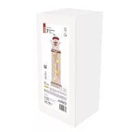    LED dekoráció, fa – hóember, 46 cm, 2x AA, beltéri, meleg fehér, időzítő DCWW12