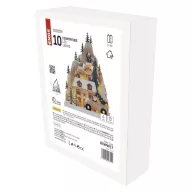    LED karácsonyi tájkép, fa, 22 cm, 2x AA, beltéri, meleg fehér, időzítő DCWW17