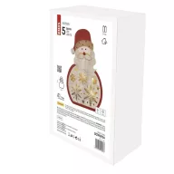    LED dekoráció, fa – Télapó, 30 cm, 2x AA, beltéri, meleg fehér, időzítő DCWW24