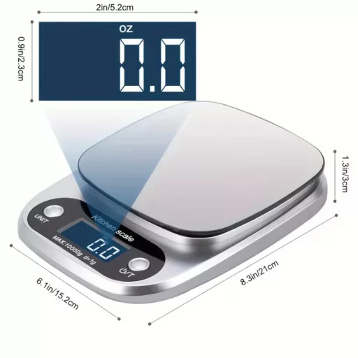 Digitális konyhai mérleg 10 kg
