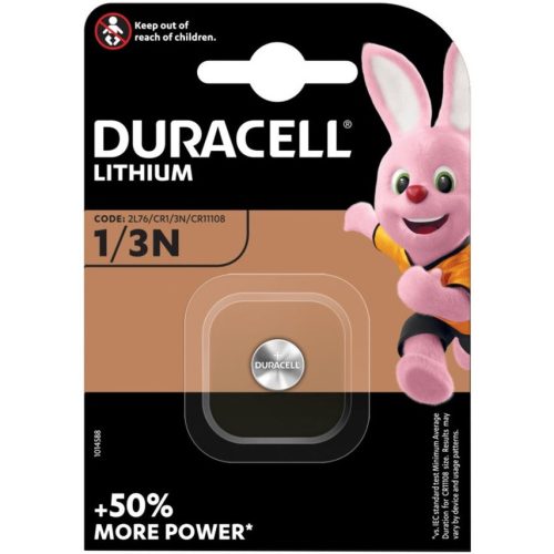 Duracell 1/3N 2L76 Lithium 3V elem
