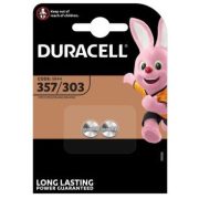 Duracell 357 303 SR44W 1,5V Silver Oxide gombelem bl/2