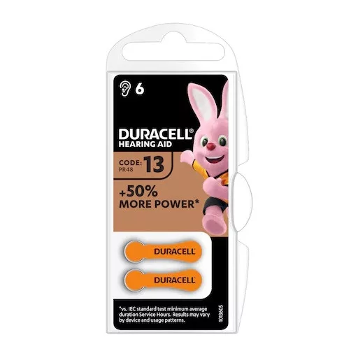 Duracell ACTIVAIR 13/6 PR48 1,45V hallókészülék elem