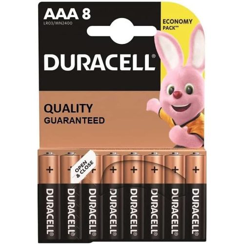 Duracell Basic LR03/8 ECONOMY PACK MN2400 1,5V tartós AAA mikro elem