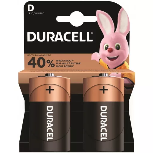 Duracell Basic Alkaline LR20/2 MN1300 1,5V tartós D góliát elem