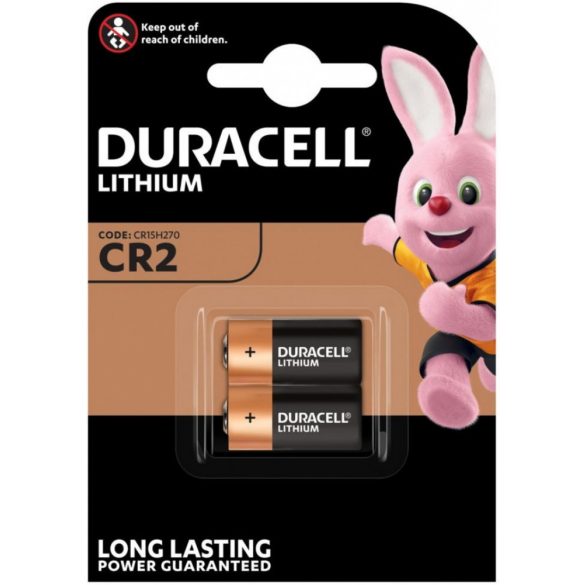 Duracell CR2 2db Lithium 3V fotó elem 