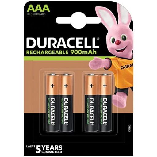 Duracell 900mAh HR03/4BP NiMh mikro akkumulátor AAA tölthető elem