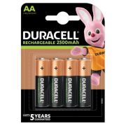 Duracell HR6/4BP 2500mAh tölthető ceruza elem 