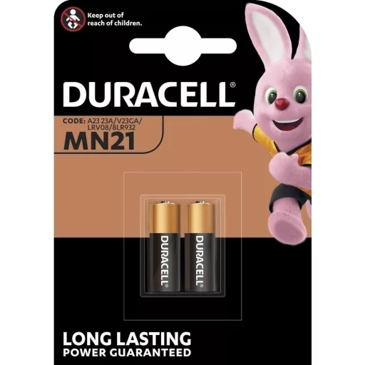 Duracell MN21/2 A23 23A Alkaline 12V távirányító elem