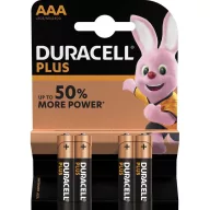   Duracell Plus LR03/4 MN2400 Alkaline 1,5V tartós AAA mikro elem