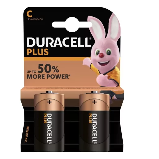 Duracell Plus Alkaline LR14/2BP MN1400 1,5V tartós C baby elem
