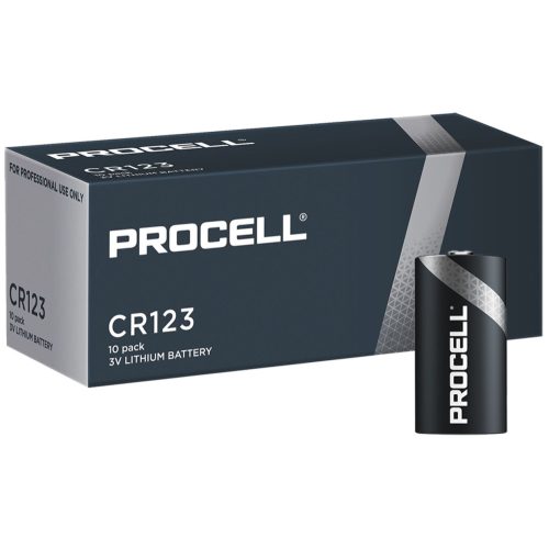 Duracell Procell CR123 Lithium 3V elem