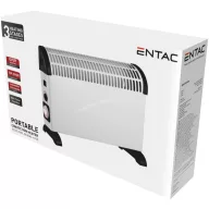   Entac Hordozható Konvekciós Fűtőtest Időzítővel 2000W 53,5cm