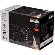   Entac Karácsonyi IP44 120 LED Füzér hideg fehér 9m Tuya APP