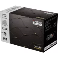 Entac Karácsonyi IP44 Háló 160 LED 2m x 1,5m meleg fehér