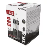 Entac Kempinglámpa Napelemes Plasztik 5v - 18650 tartozék