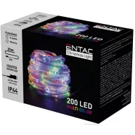   Entac Karácsonyi IP44 200 PVC Bevonatú Micro LED színes 20m