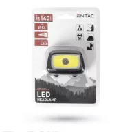 Entac Fejlámpa 5+3W 3xAAA Fekete
