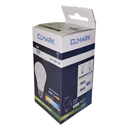 ELMARK 12W E27 1080lm 4000K A60 99LED582 szabályozható LED izzó
