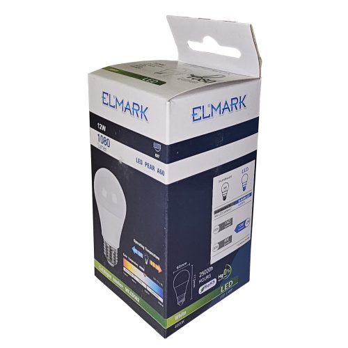 ELMARK 12W E27 1080lm 4000K A60 99LED582 szabályozható LED izzó