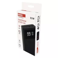 EMOS BETAQ 20 20000mAh 22,5W fekete B0532B Powerbank
