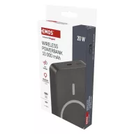EMOS WI 1046 10000mAh 20W+Wireless szürke B0551GY Powerbank