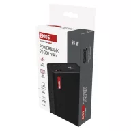 EMOS NTBF20 20000mAh 65W PD fekete B0560B Powerbank