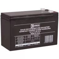   EMOS 12V 7,2Ah F1 B9654 zárt ólomsavas zselés akkumulátor