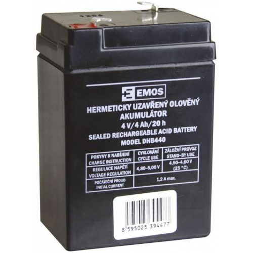 EMOS B9664 4V 4Ah mérleg akkumulátor
