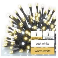   Standard LED sorolható karácsonyi füzér, 10 m, kültéri, meleg/hideg fehér D1AN01