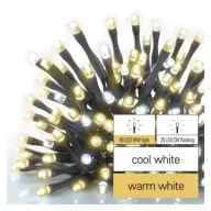   Standard LED sorolható karácsonyi füzér, villogó, 10 m, kültéri, meleg/hideg fehér D1AN02
