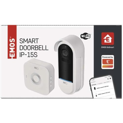 GoSmart Vezeték nélküli akkumulátoros video kaputelefon IP-15S wifivel H4032