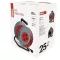 EMOS 25m 4 aljzat fekete PVC 230V 2,5mm2 P09225M kábeldob