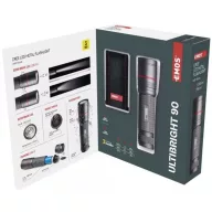   EMOS ULTIBRIGHT 90 P3190 fém vízálló tölthető led zseblámpa