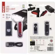 Led EMOS P3923 első-hátsó kerékpár lámpa szett