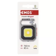   EMOS kulcstartó 750lm P4714 Újratölthető mini LED zseblámpa