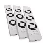   Radiátor fűtéserősítő ventilátor készlet TRIO fehér P56PR3