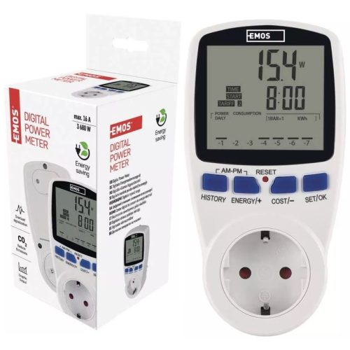 EMOS FHT9999 fogyasztásmérő