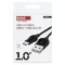 EMOS 1m fekete USB-A 2.0 / USB-B 2.0 micro töltő- és adatkábel SM7004B