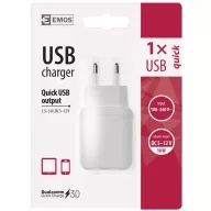 EMOS V0123 univerzális QUICK 3A 18W USB hálózati töltő