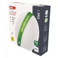   LED mennyezeti lámpatest TIVI, A CLASS, kerek, fehér 5,2W, IP44, Természetes fehér ZM3405