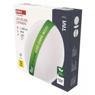   EMOS LED mennyezeti lámpatest TIVI, A CLASS, kerek, fehér 8,6W, IP44, Természetes fehér ZM3406