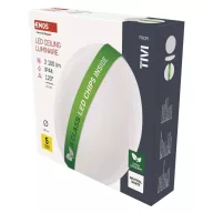   EMOS LED mennyezeti lámpatest TIVI, A CLASS, kerek, fehér 12,5W, IP44, Természetes fehér ZM3408