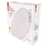 EMOS LED MENNYEZETI LÁMPA TORI 15W NW IP54 ZM4321