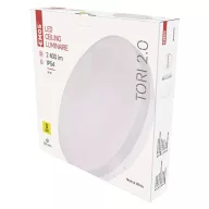  EMOS LED MENNYEZETI LÁMPA TORI 24W NW IP54 ZM4322