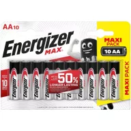 Energizer Max LR6/10 Alkaline 1,5V tartós AA ceruza elem
